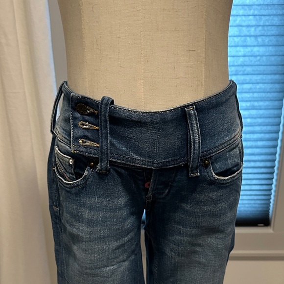 Women's Diesel Cherokee Dark Blue Stretch Jeans - Picture 2 of 11